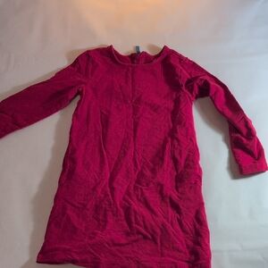 Primary Red Long Sleeve Dress